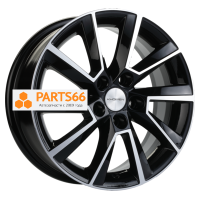 6x15/5x100 ET38 D57,1 KHW1507 (Rapid/Fabia) Black-FP
