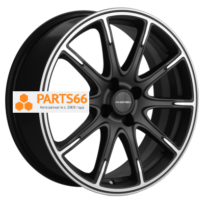 6,5x17/4x98 ET38 D58,6 KHW1707 (Lada Granta) Black-FP matt