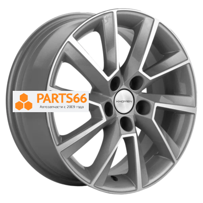 6x15/5x100 ET38 D57,1 KHW1507 (Rapid/Fabia) F-Silver-FP