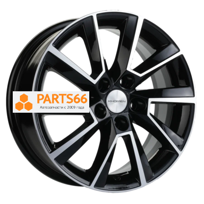 6x15/5x100 ET37 D54,1 KHW1507 (15) Black-FP