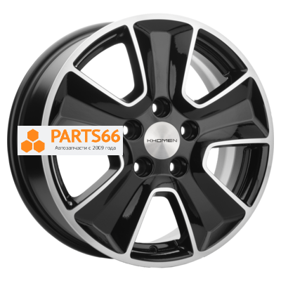 6,5x16/5x114,3 ET46 D67,1 KHW1601 (Mitsubishi) Black-FP