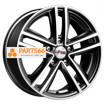 6,5x16/5x114,3 ET40 D66,1 Катар (КС885) Блэк Джек