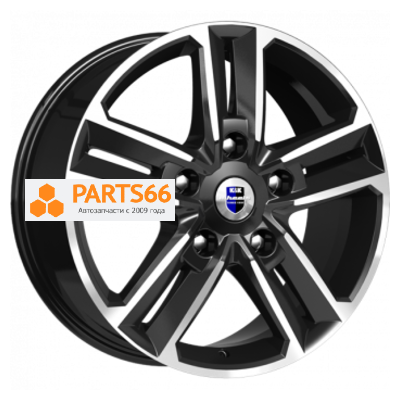8x18/5x114,3 ET50 D67,1 Backfire (КС763M) Алмаз черный