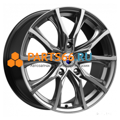 7,5x17/5x105 ET38 D56,6 Твист (КС697М) Дарк платинум