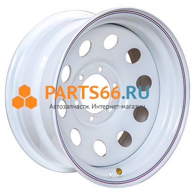 7x16/6x139,7 ET30 D110 Тойота Ниссан Белый (с увелич. полкой)