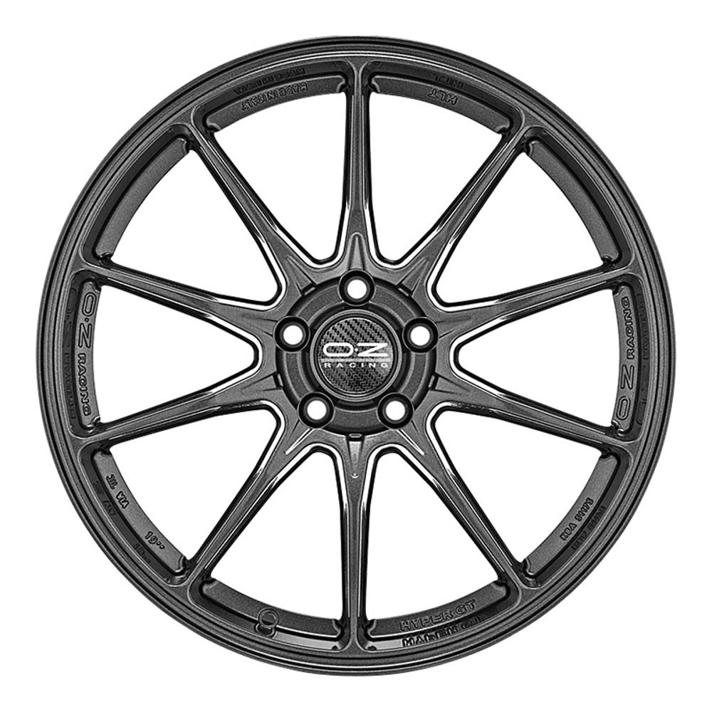 OZ  Hyper GT HLT  8,5\R19 5*114,3 ET40  d75  Star Graphite  [W01A15205T6]