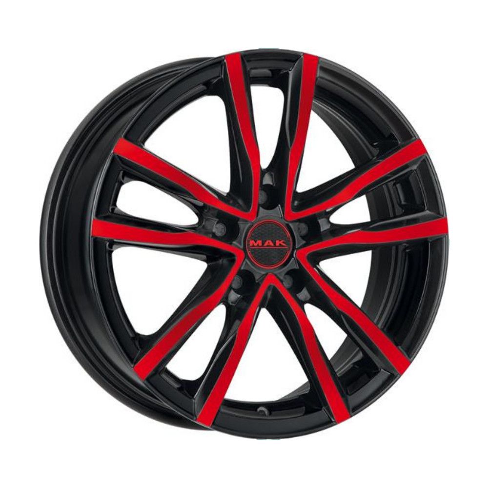 MAK  Milano  7,0\R17 5*114,3 ET40  d76  Black and Red  [F7070MIBR40FF]