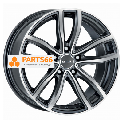 8x19/5x112 ET30 D66,45 Sarthe Gunmetal Mirror Face