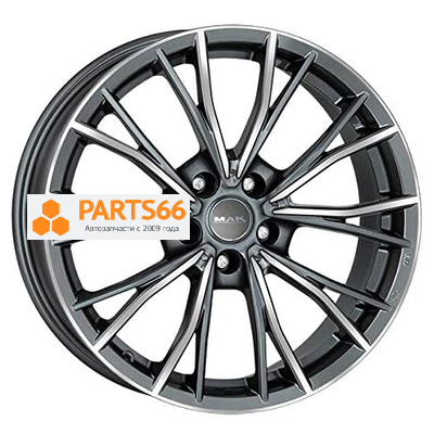 8x17/5x120 ET53 D72,6 Mark Gunmetal Mirror Face