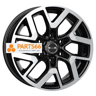 7,5x17/6x139,7 ET33 D100,1 Gravel Black mirror