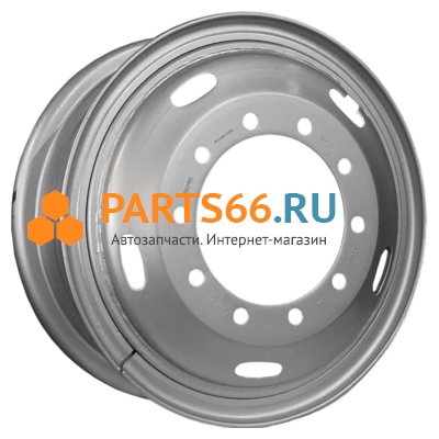 8,5x24/10x335 ET180 D281 Silver (3248501) (15,5 мм) Камаз 6580 / Вольво / Скания / Ман / Мерседес (б/к) 4 750 кг