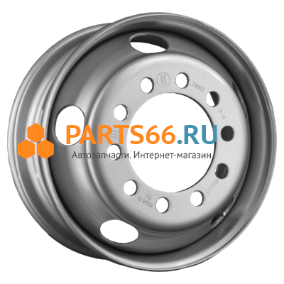 6,75x17,5/10x225 ET132 D176 Silver (5176774) (9,5 мм) Китай, прицеп 2 180 кг