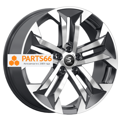 7,5x19/5x114,3 ET40 D64,1 КР015 (Haval F7/F7x) Diamond Black Gris