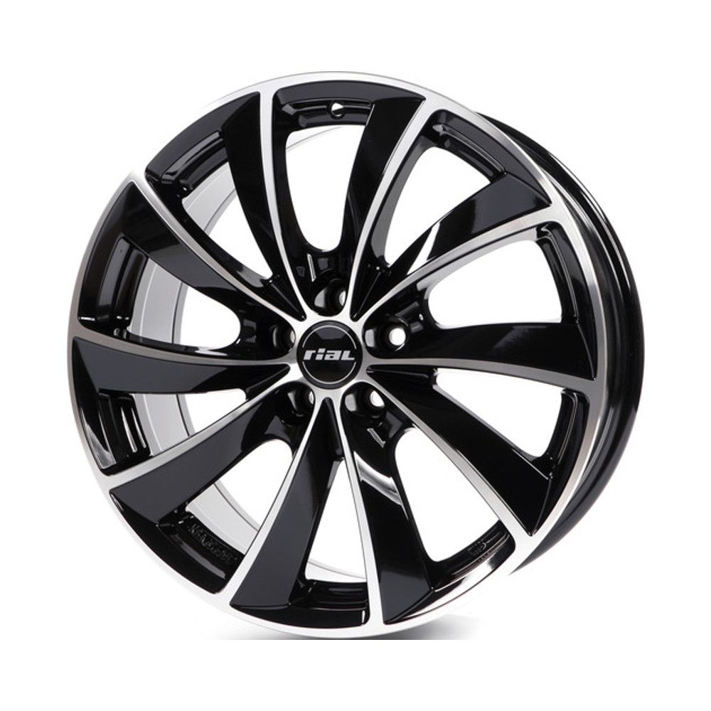 Rial  Lugano  7,5\R17 5*100 ET36  d63,3  Diamond Black Front Polished  [LU75736B33-1]