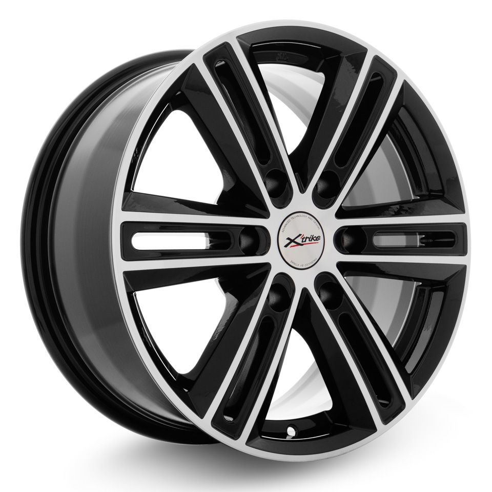 X'trike  X-124  7,5\R17 6*139,7 ET38  d67,1  BK/FP  [67583]  Mitsubishi Pajero Sport