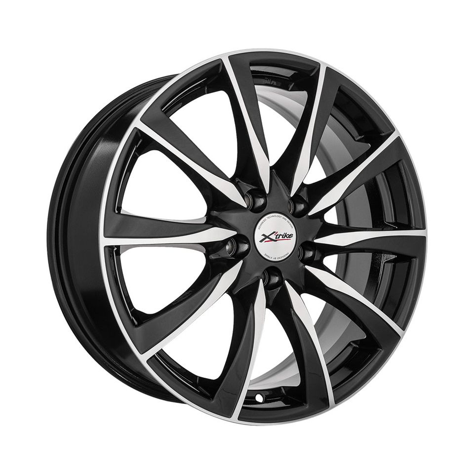 X'trike  X-120М  7,0\R17 5*108 ET33  d60,1  BK/FP  [76774]  Chery Tiggo 4; Tiggo 7 PRO