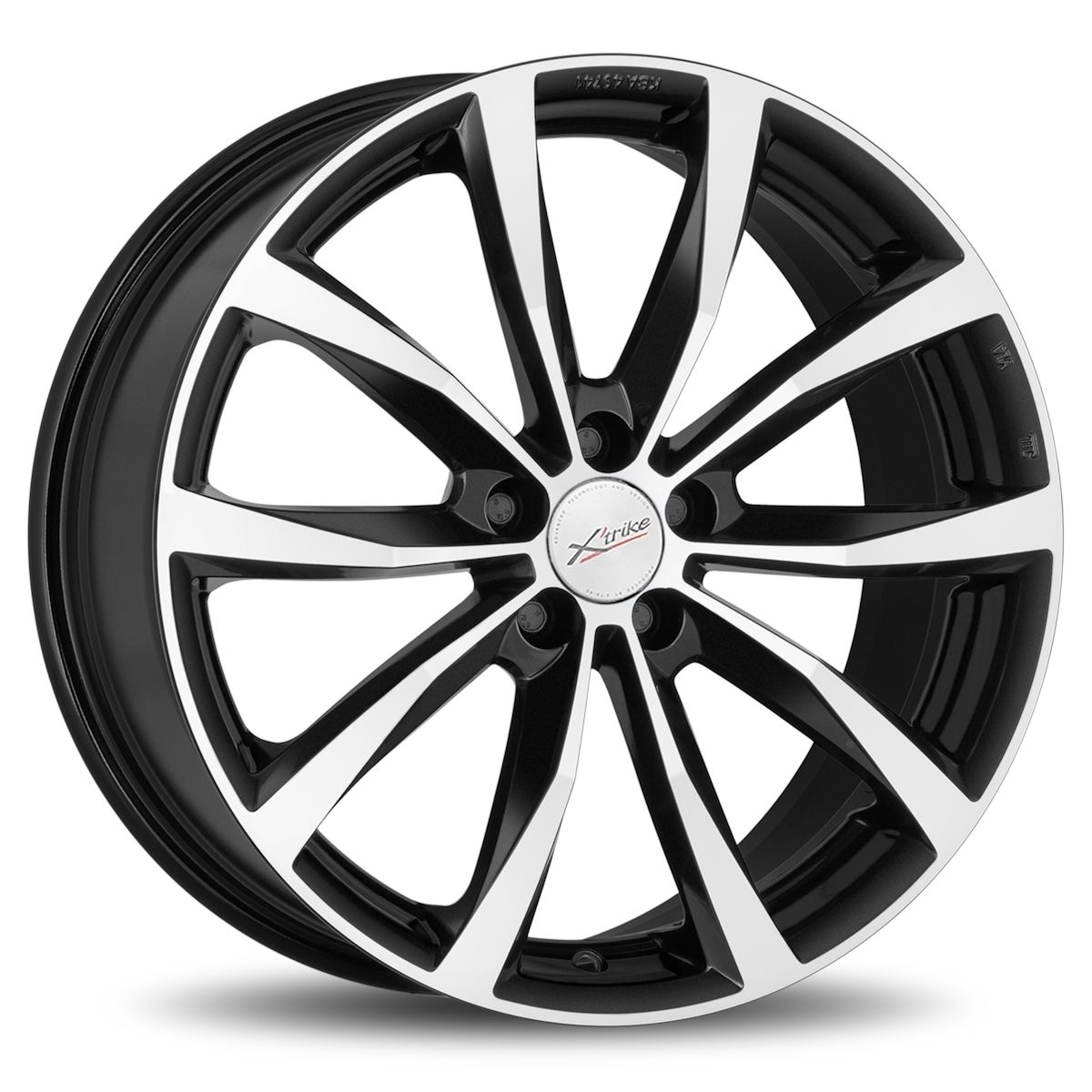 X'trike  X-138  7,0\R18 5*114,3 ET37  d66,6  BK/FP  [83091]