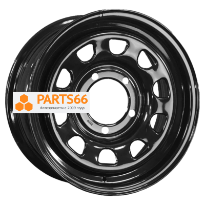 8x16/6x139,7 ET10 D110 Toyota Nissan Semicircle Gloss Black (LTM)