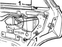 Снятие и установка стекол двери Ford Scorpio