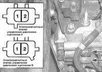   Проверка и замена электромагнитных клапанов управления функционированием   трансмиссии Honda Accord