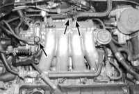  Снятие и установка впускного трубопровода Honda Civic