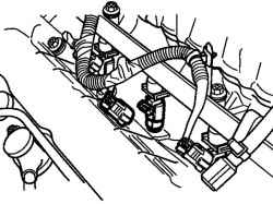 Разъем жгута проводов топливных форсунок