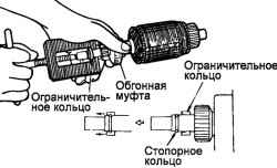 Установка ограничительного кольца