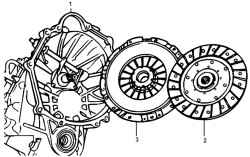 Нажимной и ведомый диски сцепления