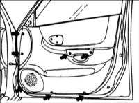 Передняя дверь Hyundai Accent
