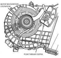  Проверка исправности электрического контура и замена компонентов мотора вентилятора отопителя и кондиционера воздуха Jeep Grand Cherokee