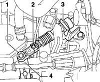  Снятие и установка автоматической коробки передач Volkswagen Golf IV