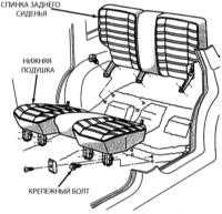  Снятие и установка сидений Jeep Grand Cherokee