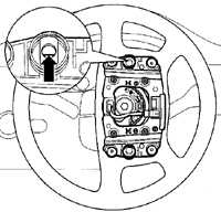Снятие и установка подушки безопасности Volkswagen Golf IV
