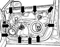  Снятие и установка кронштейна двери Volkswagen Golf IV