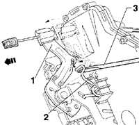  Снятие и установка замка двери Volkswagen Golf IV