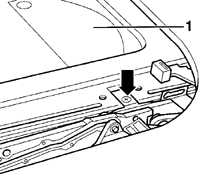  Снятие и установка солнцезащитной шторки Volkswagen Golf IV