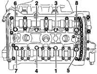  Снятие и установка головки блока цилиндров Volkswagen Passat B5