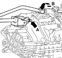 Снятие коробки передач Volkswagen Passat B5