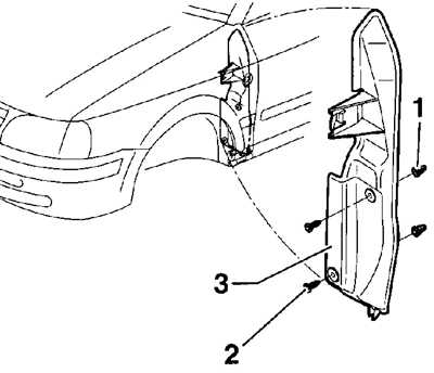  Переднее крыло Volkswagen Passat B5