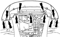  Демонтаж и монтаж крышки бампера (переднего) Ford Mondeo