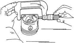 Измерение диаметра поршня