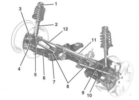  Передняя подвеска Audi A3