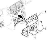  Снятие и установка центральной консоли Audi A3