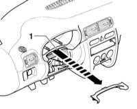  Снятие и установка приборной доски Audi A3