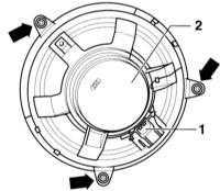  Снятие и установка громкоговорителя Audi A3