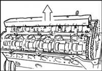  Снятие и установка головки цилиндров BMW 5 (E39)