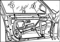  Снятие и установка электрического стеклоподъемника BMW 5 (E39)