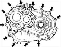  Разборка, проверка и сборка пятой/ задней передачи и задней крышки BF DOHC Kia Sephia