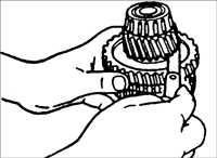  Вторичный вал коробки передач TE DOHC Kia Sephia