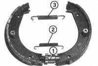  Снятие и установка колодок стояночного тормоза BMW 3 (E46)
